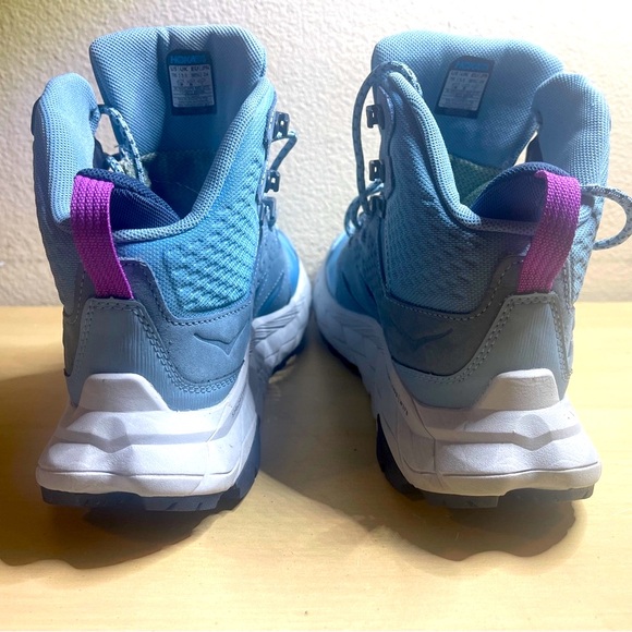 Hoka Anacapa Mid GTX Mountain Spring Blue Women's Hiking Boots
Shoes Size 7B NEW - Picture 8 of 9